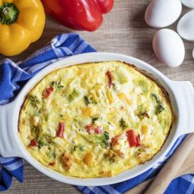 Tangy Lemon Breakfast Fruit Strata Recipe Image